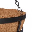 Felfüggeszthető virágkosár kókuszrost kaspó 3 db-os szett 50x31 cm 10041693