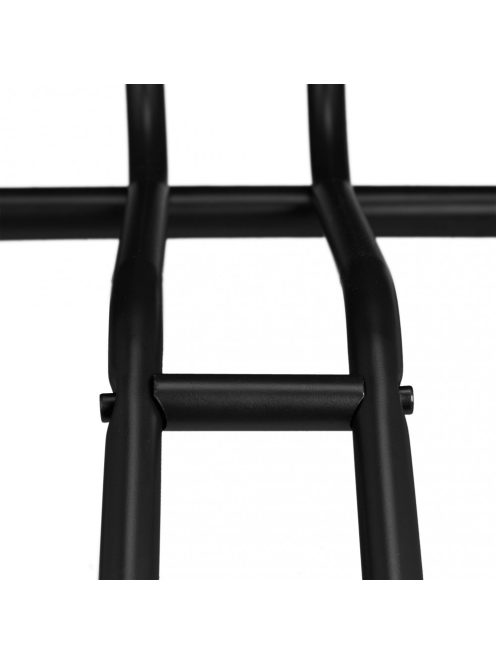 Kerékpártartó állvány fekete 75x39x46,5 cm 10041716
