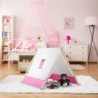 Tipi játszósátor rózsaszín - fehér 10042324