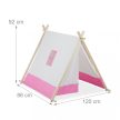 Tipi játszósátor rózsaszín - fehér 10042324