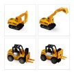Munkagépek építkezési járművek 6 db-os készlet 10043033
