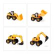 Munkagépek játékkészlet gyerekeknek 9 db-os szett 10043034