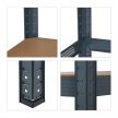 Nagy teherbírású polc 5 szinttel szerszámszekrény antracit 180x90x45 cm 10043660