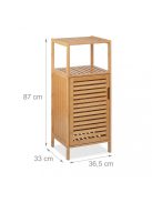 Andy vékony bambusz fürdőszobai szekrény 87x36,5x33 cm 10044737