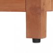 Magaságyás apácarácsos fallal barna 171x71,5x32 cm 10045605
