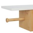 Bambusz WC-papír tartó polccal 17x50x18 cm 10046273