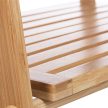 Bambusz törölközőtartó létra polccal 110x53x31,5 cm 10046294