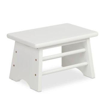 Bambusz sámli fehér fellépő 20x33x21,5 cm 10046320