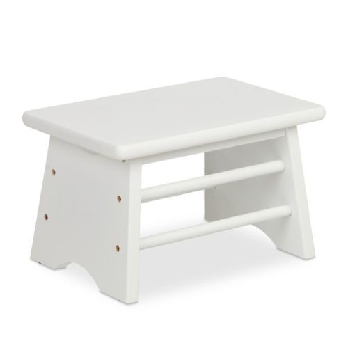 Bambusz sámli fehér fellépő 20x33x21,5 cm 10046320