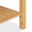 Bambusz fürdőszobai ülőke fogantyúval és polccal 45x75x40,5 cm 10046335