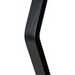 Elegáns fém és MDF szobainas fekete színben 107 cm 10046885