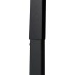 Elegáns fém és MDF szobainas fekete színben 107 cm 10046885