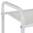Fehér fém cipőtartó 6 pár cipőnek 48x60x25 cm 10047207