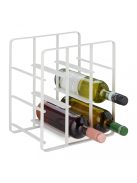 Modern fém bortartó 9 palackhoz fehér 10047448