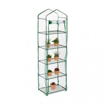   Üvegház PVC fóliával erkélyre 5 polcos 193x58x36 cm 10047559