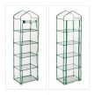 Üvegház PVC fóliával erkélyre 5 polcos 193x58x36 cm 10047559