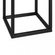 Modern fém tűzifatároló állvány fekete 75x30x30 cm 10047808