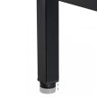 Indusztriális design szennyestartó szerkény polcokkal 162x80x34 cm 10048233