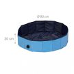 Kutya medence 80x20 cm kistestű kutyáknak kék 10048859