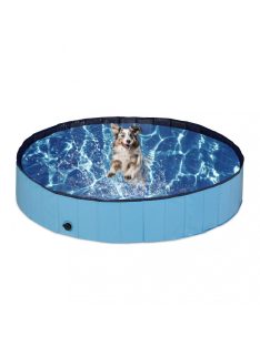 Kutya medence 160x30 cm nagytestű kutyáknak kék 10048861