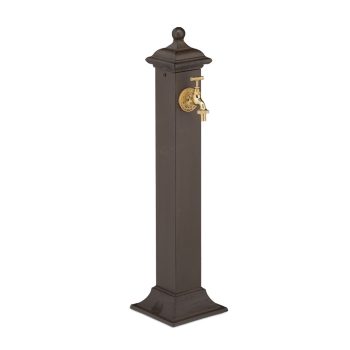   Antik álló kerti kút sötétbarna-arany 71x17x21 cm 10048895