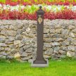 Antik álló kerti kút sötétbarna-arany 71x17x21 cm 10048895