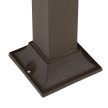 Antik álló kerti kút sötétbarna-arany 71x17x21 cm 10048895