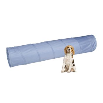   Agility kutya játszóalagút 2 m összecsukható szürke 10048910