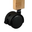 Niche zsúrkocsi 4 szintes natúr-fehér-ezüst 83x22x40 cm 10048921