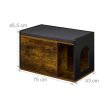 Indusztriális Macskaszekrény macskatoalett 45,5x75x43 cm 10049926