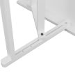 Állítható magasságú kutyarámpa kutyalépcső kanapéhoz szürke-fehér 10049931