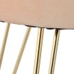 Bársony szék hajtűlábakkal bézs-arany színben 10049946_127