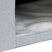 Macskabarlang levhető fedéllel 40,5x72x40,5 cm szürke 10049951
