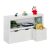 Fehér gyermekpolc 3 kerekes dobozzal 60x102x30 cm 10050147