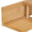 Bambusz WC-papír tartó 2 polccal 9x31x12,5 cm 10050298