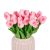 Tulipánok művirág 24 darabos készletben pink 10050345_52