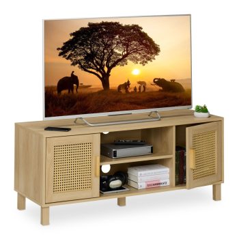 TV szekrény rattan kivitel 48x115x40 cm 10050462