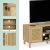 TV szekrény rattan kivitel 48x115x40 cm 10050462