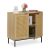Tálalószekrény rattan ajtóval 76x80x35 cm 10050463