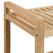 Fából készült fürdőszobai polc kerekekkel 72x65x31 cm 10050649