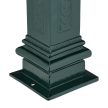 Antik mini állókút sötétzöld-arany 47 cm