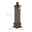 Antik mini állókút barna-arany 47 cm 10050835_93