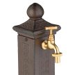 Antik mini állókút barna-arany 47 cm 10050835_93