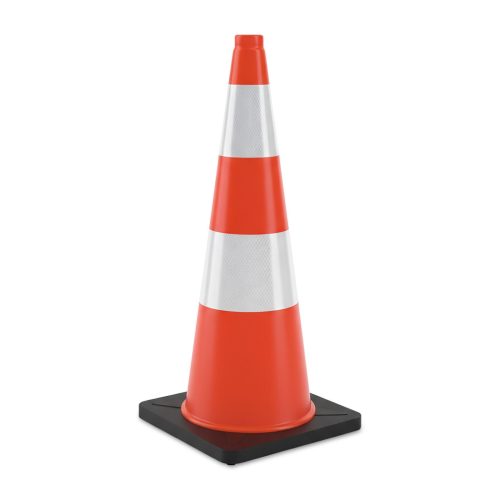 Magas extra nehéz közlekedési terelőoszlop 90 cm-es piros-fehér 10051852