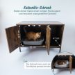 Modern macskaszekrény alomdobozhoz sötétbarna-fekete 10052192_1509