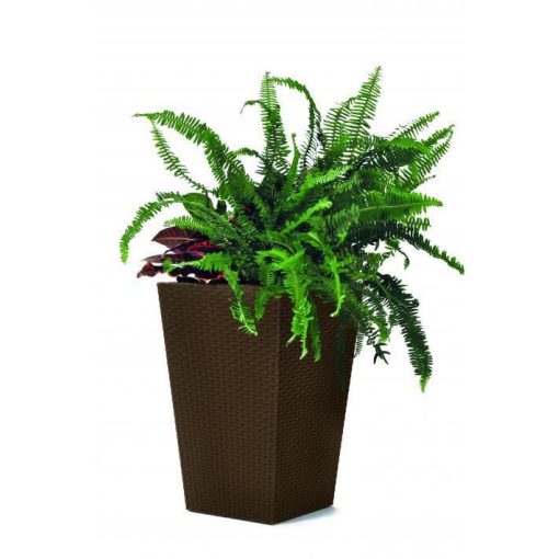 Keter Rattan planter "M" műanyag virágtartó - barna 228975