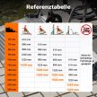 Összecsukható kerekesszékes rámpa 150 cm 270 kg alumínium bőröndrámpa 30123
