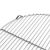 Grillrács rozsdamentes kerek 55 cm rostélyos grillrács 51522