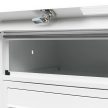 Társasházi postaláda állvány 2x6 db postafiókkal fehér 60023