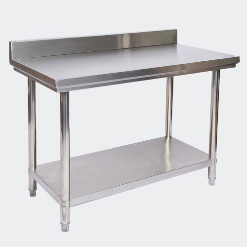 Rozsdamentes acél munkaasztal állvány 100x60x85 cm 60042